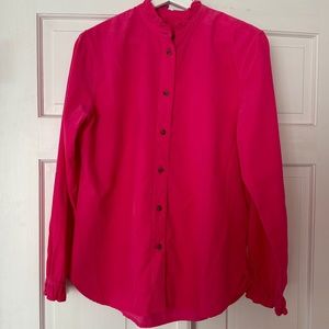 J Crew Pink Corduroy Shirt NWT